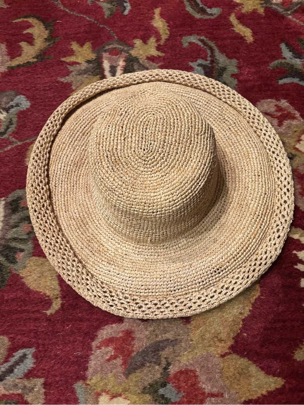 Tommy Bahama Natural Raffia Straw Hat in Tan - Picture 1 of 5